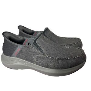 Skechers Slip Ins GOwalk Arch Fit Mens Size 10.5 Extra Wide Charcoal Shoes